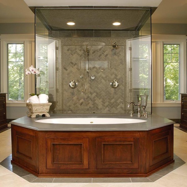Nantucket Style Home - Spa Master Bathroom
