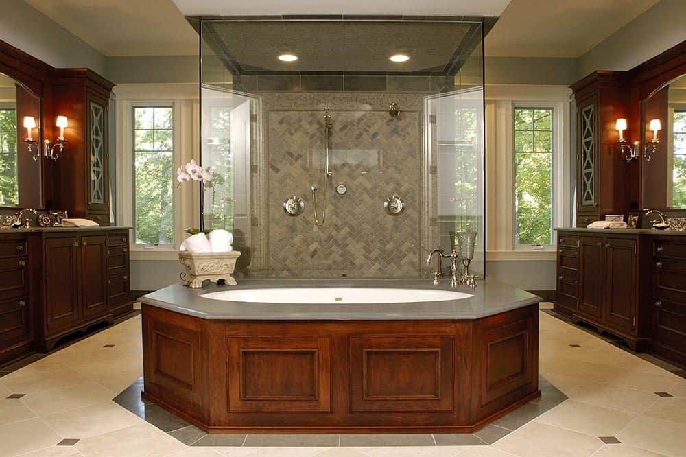 Nantucket Style Home - Spa Master Bathroom