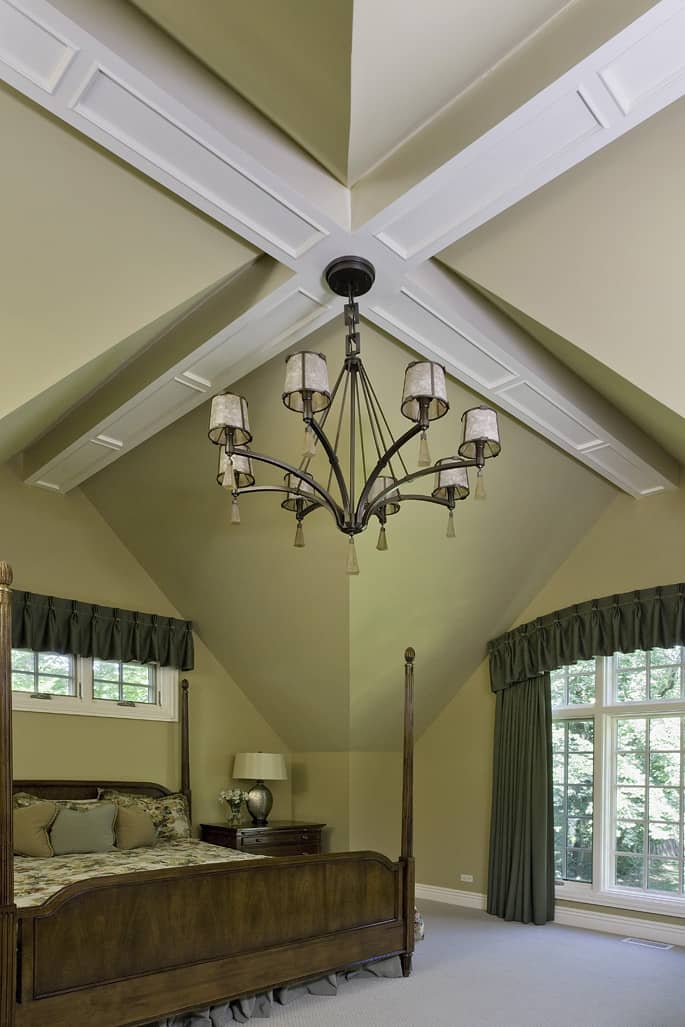 Custom Architectural Bedroom Beams