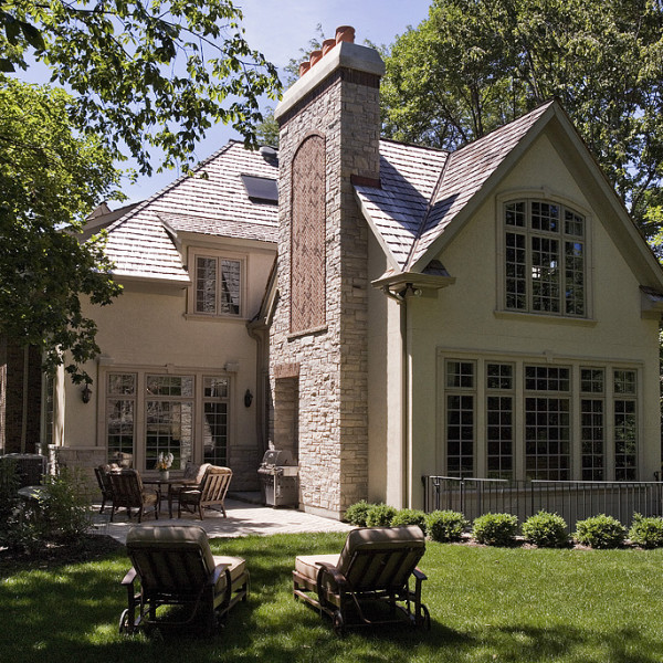 Custom Home with Decorative Exterior Elements