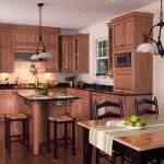 Custom Wood Cabinets in Highland Park Kitchen