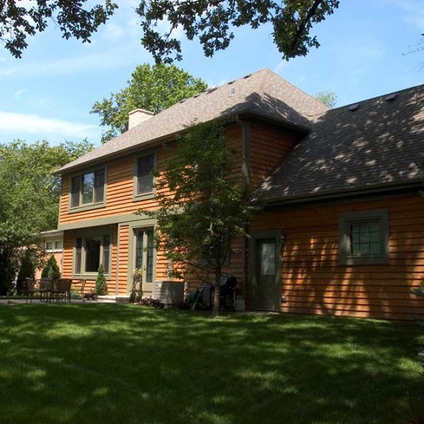 Highland Park Home with Exterior Wood Siding
