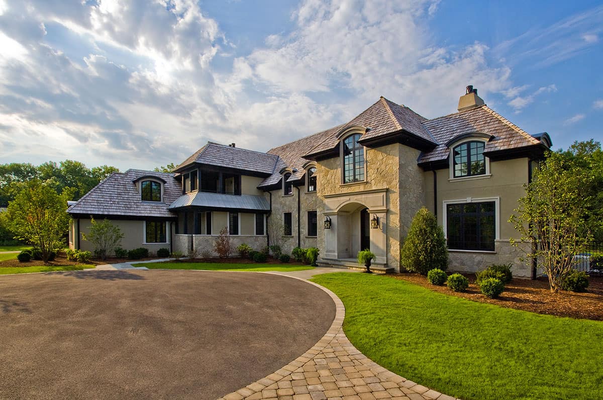 Custom French County Estate Home Built in Bannockburn, IL