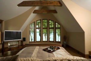 Beautiful Lake Geneva View from Charming Master Bedroom