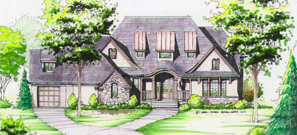 Northfield Front Elevation Rendering