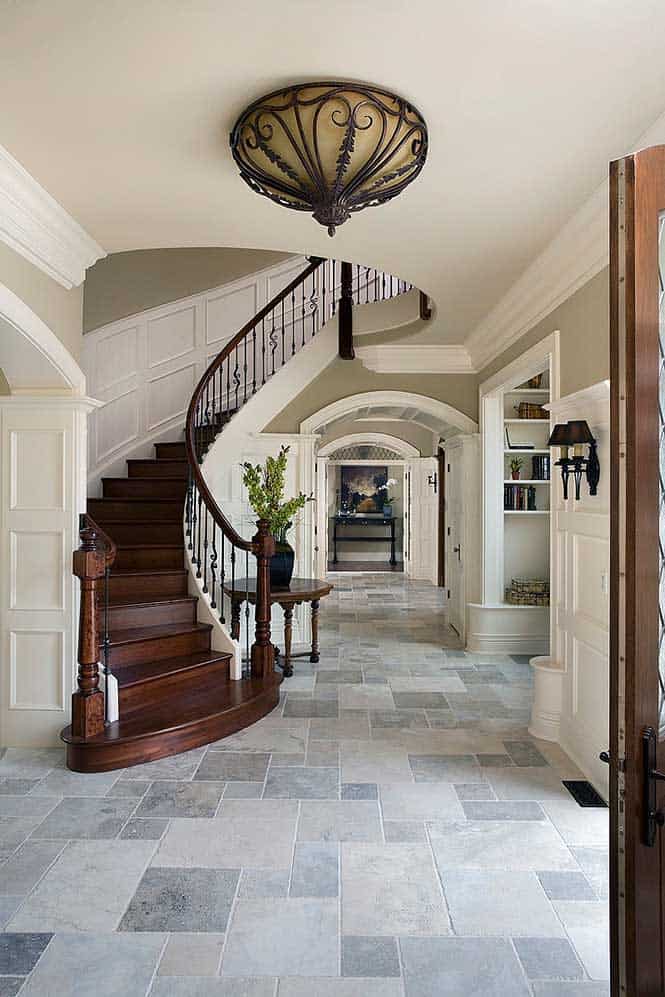 Grand Entrance Wrap Around Staircase