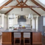 beamed-ceiling-transition-kitchen-mundelein-il