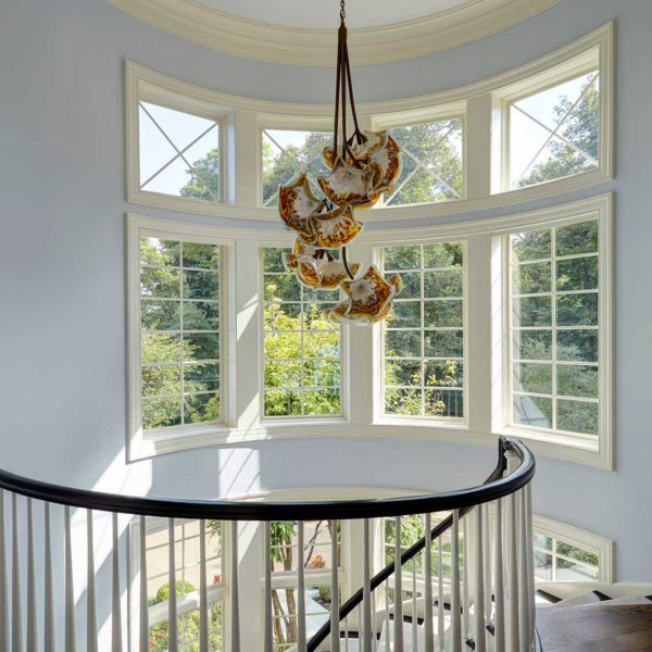 circular-stair-tower-art-glass-chandelier circular-stair-tower-art-glass-chandelier