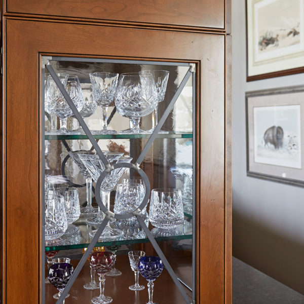 leaded-glass-circular-mullion-detail-cherry-cabinetry leaded-glass-circular-mullion-detail-cherry-cabinetry