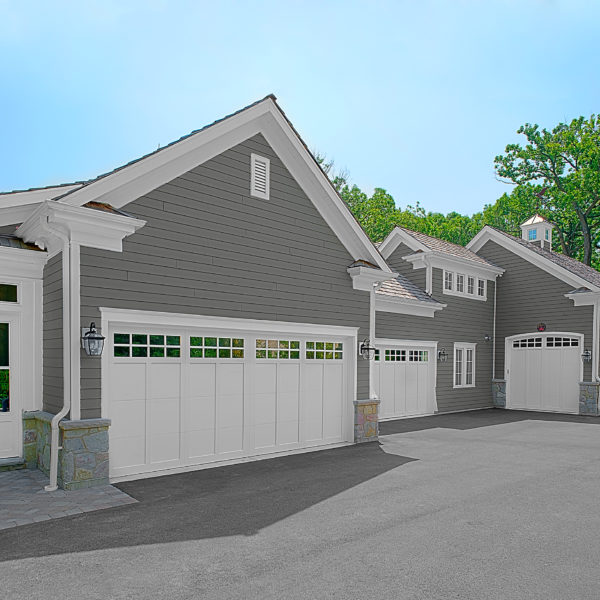 garage entry multiple garages on side elevation