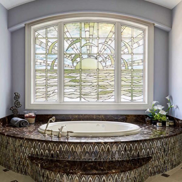 soaking-tub-with-stained-glass-window soaking-tub-with-stained-glass-window