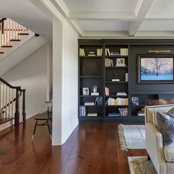 black-built-in-display-wall