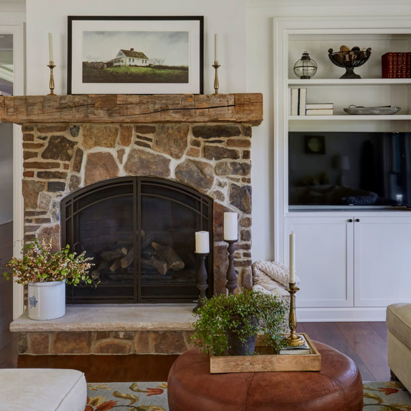 rustic-stone-fireplace-reclaimed-mantle