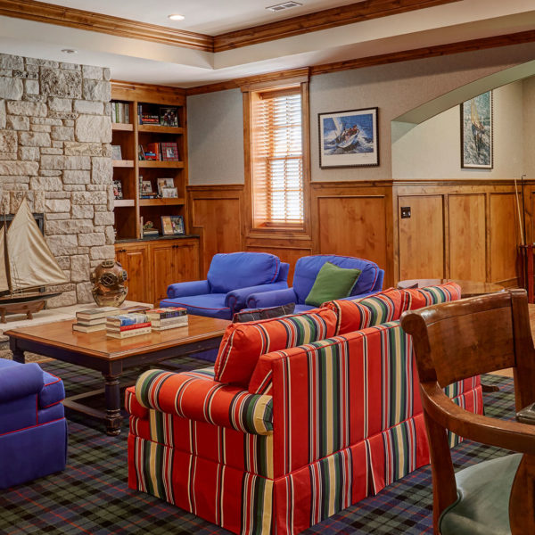 seating-around-fireplace-in-red-blue seating-around-fireplace-in-red-blue