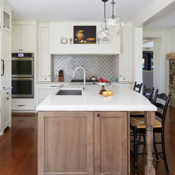 wood-range-hood-gray-tile-backsplash