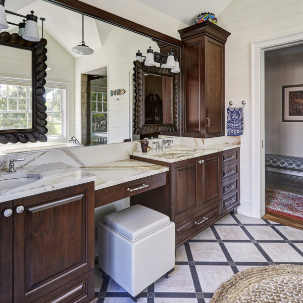 dark-wood-his-and-her-vanities his and her vanity with dark wood