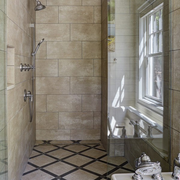large-walkin-shower-with-stone-floor master shower with stone flooring