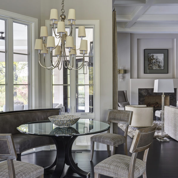 breakfast room with floor to ceiling windows