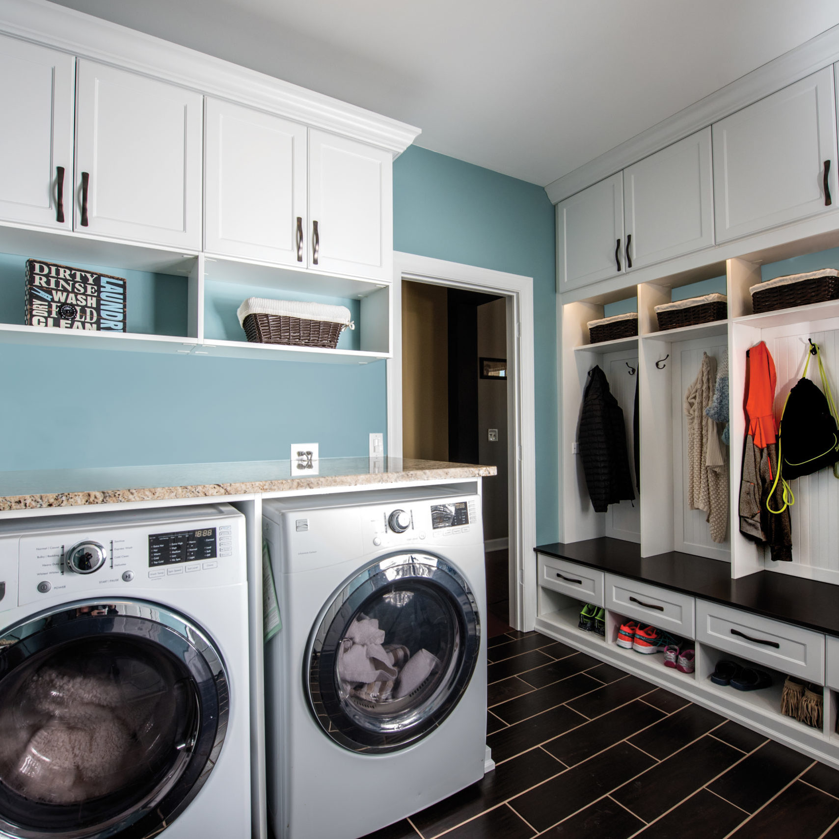 Custom Laundry Room & Mudroom