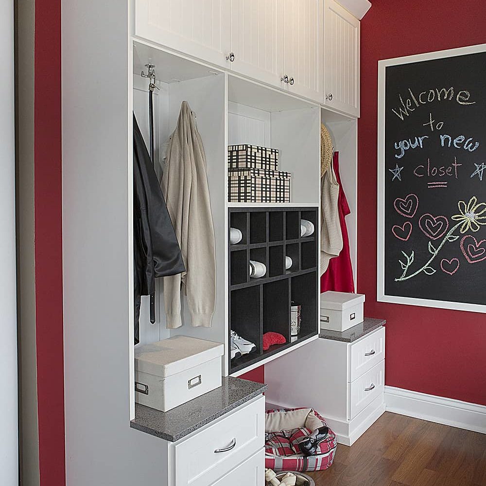White Mudroom