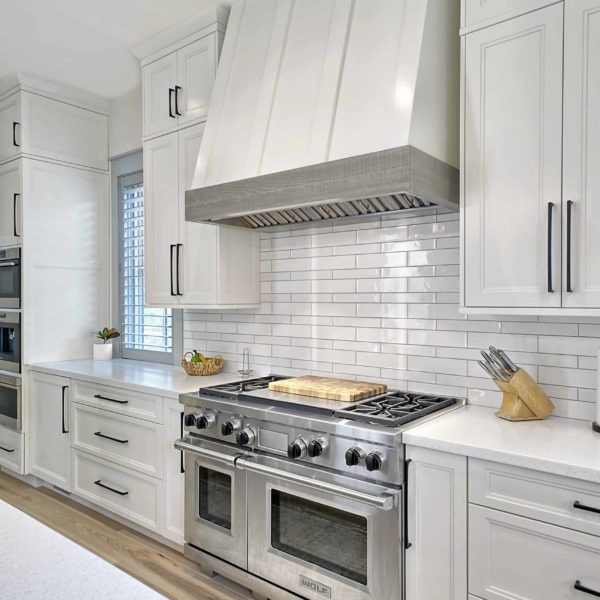 custom range hood in white shaker kitchen custom range hood in white shaker kitchen