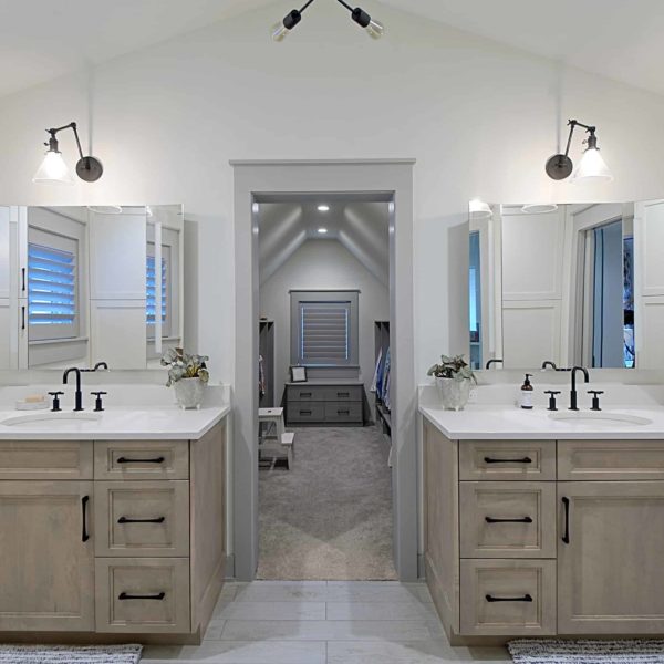 his and her sinks in master bath his and her sinks in master bath