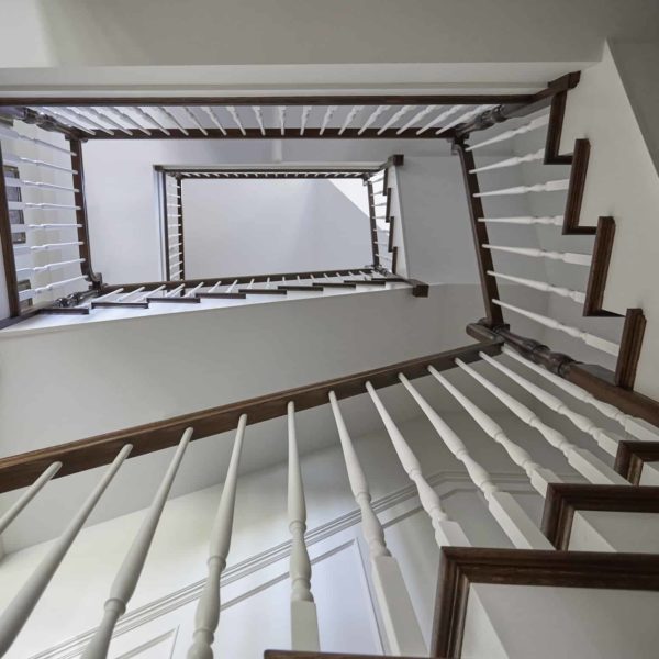 staircase detail looking up