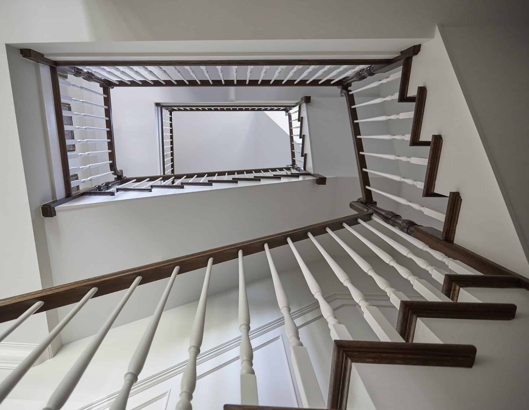 staircase detail looking up