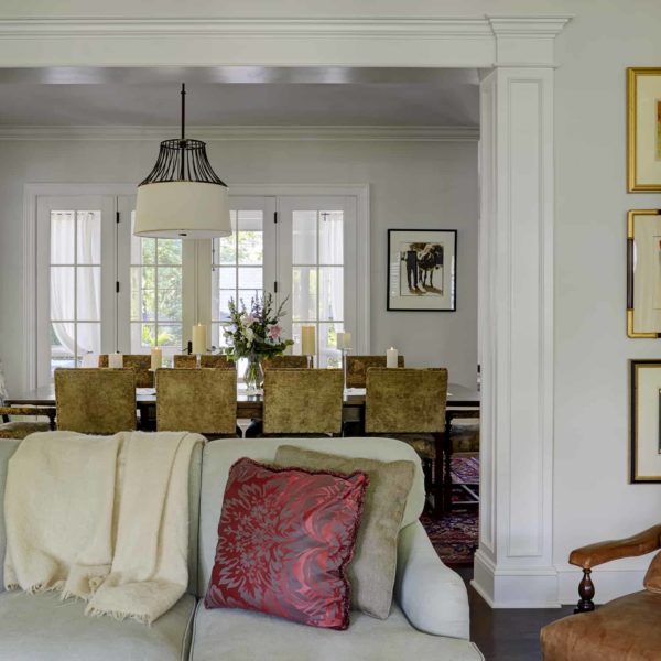 cased opening in traditional new home construction