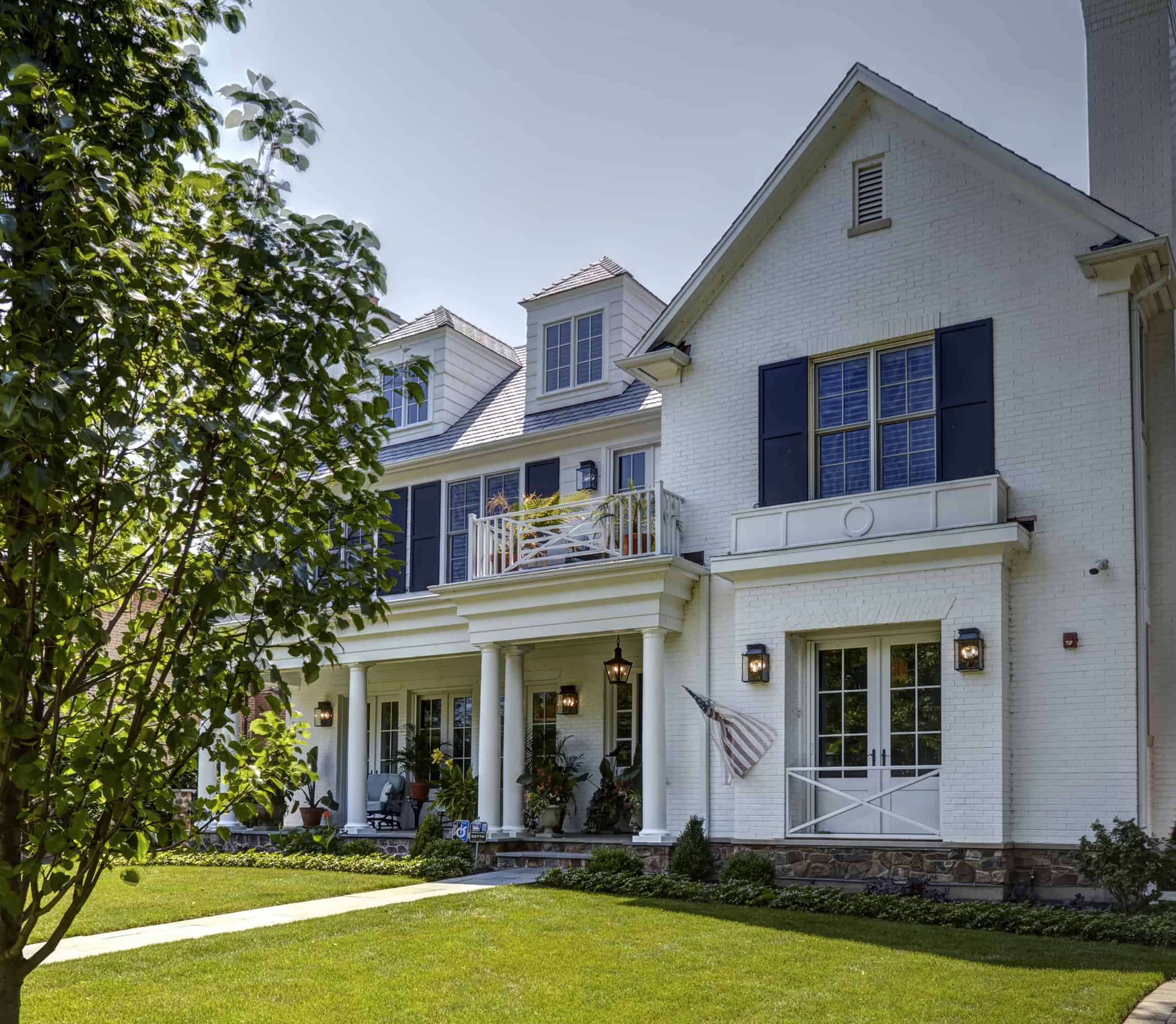 traditional brick new construction in wilmette il