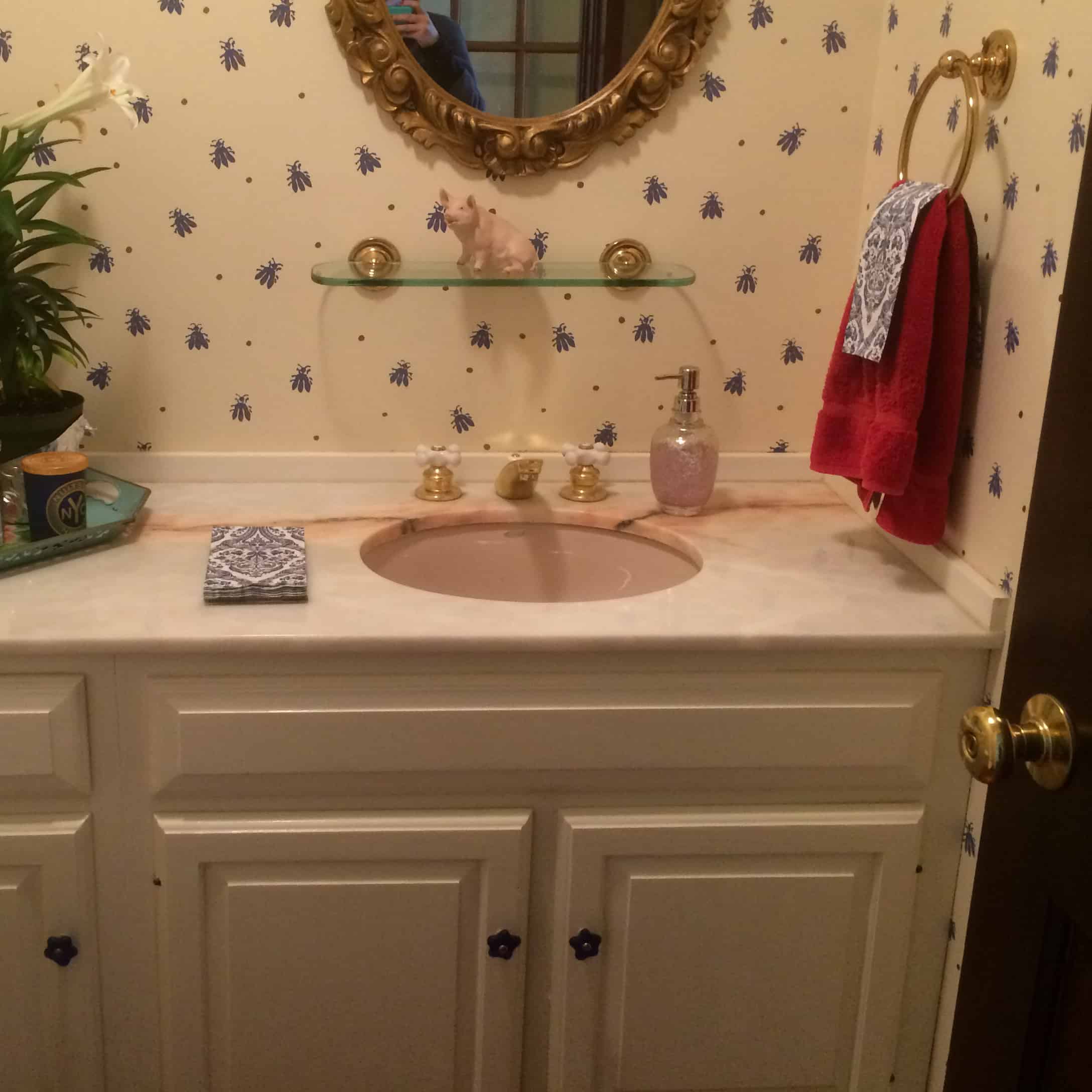 powder room before