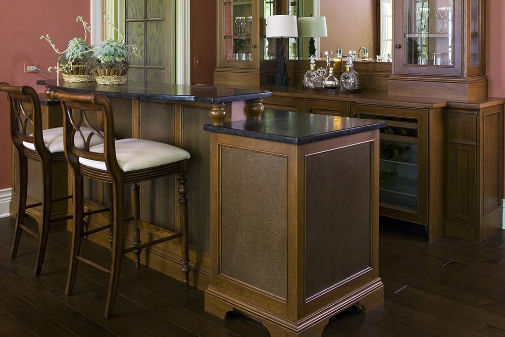 home bar by orren pickell in lake bluff il