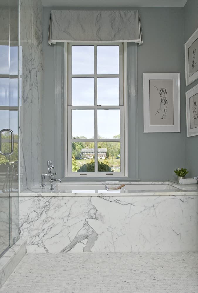 marble bathtub in lake bluff il