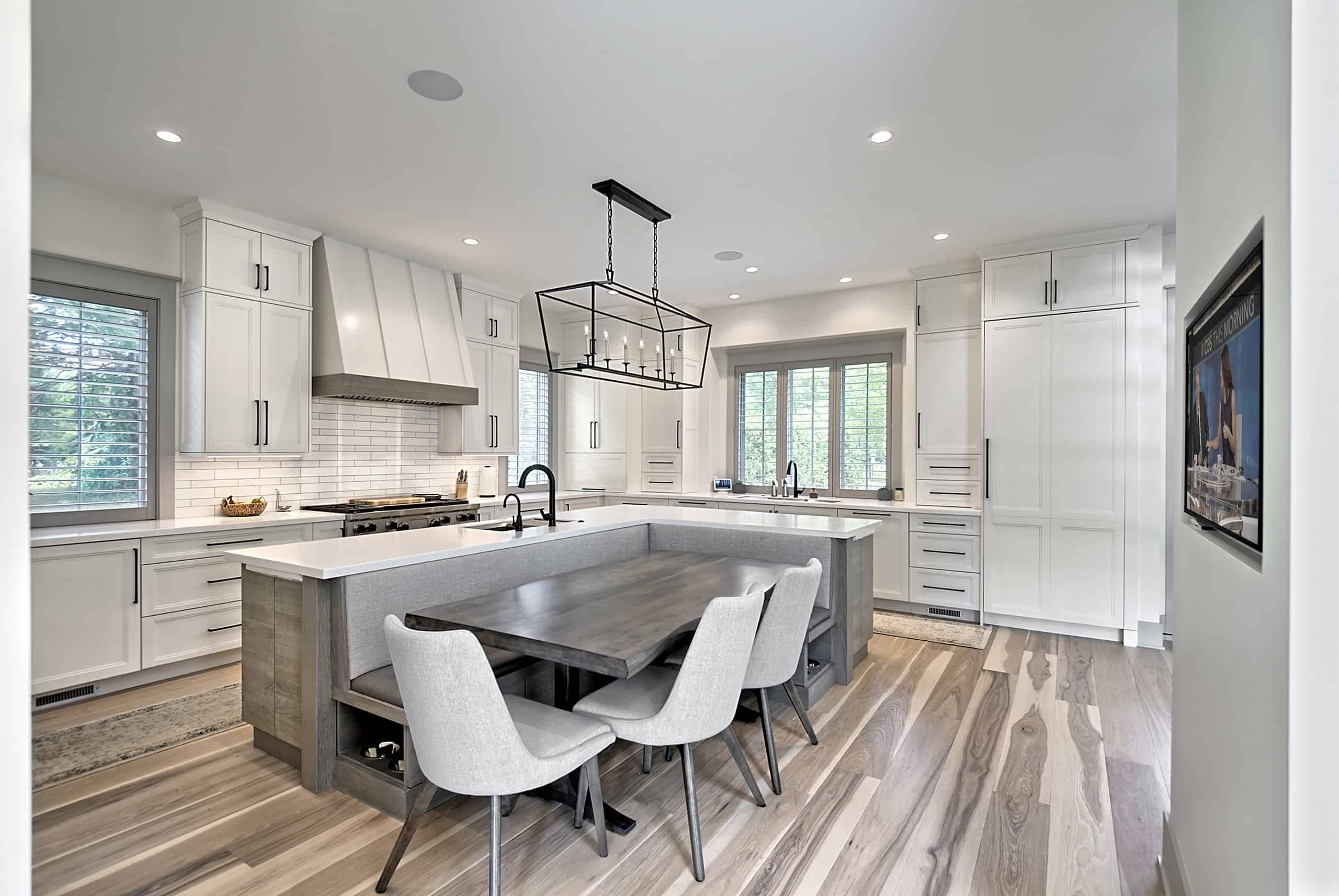 white shaker kitchen by orren pickell