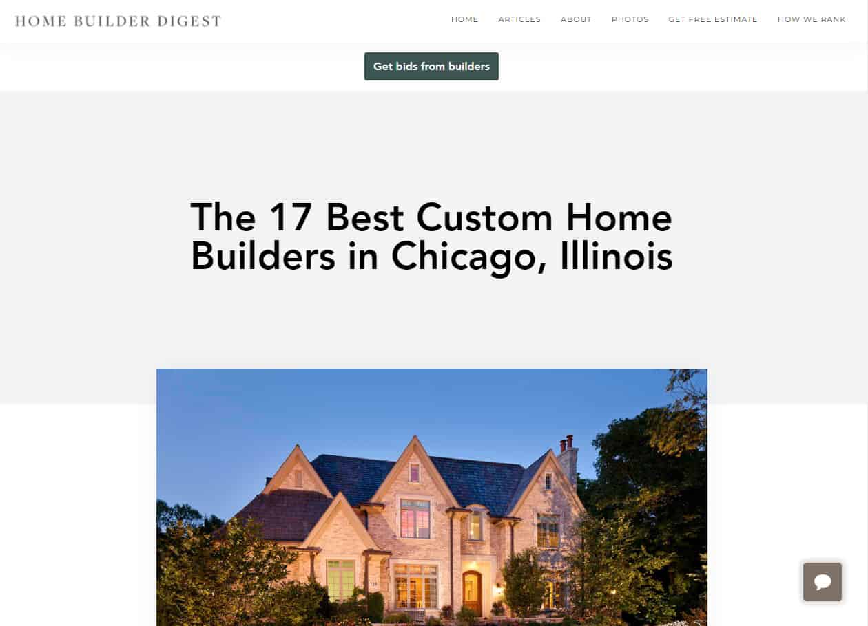 home builder digest best custom home builders chicago
