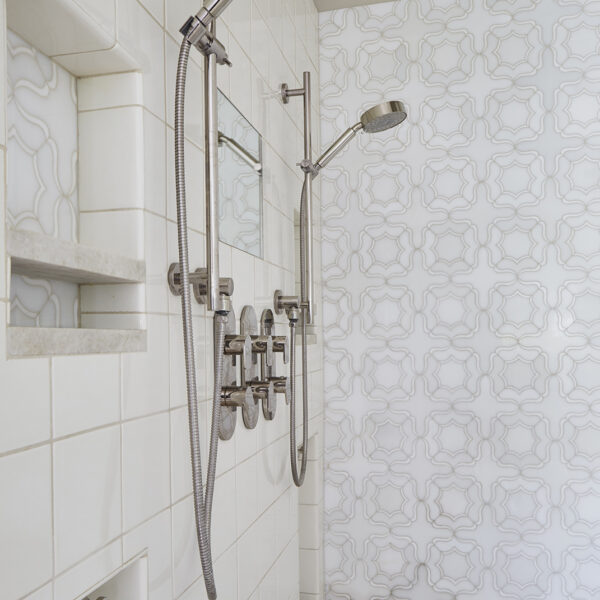 dual shower heads in master shower