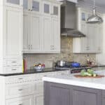 existing perimeter cabinetry