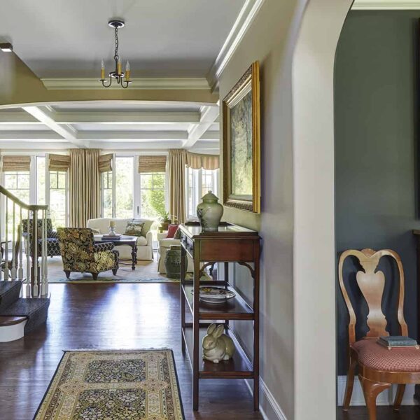 view-from-front-entry-to-family-room view from foyer to family room