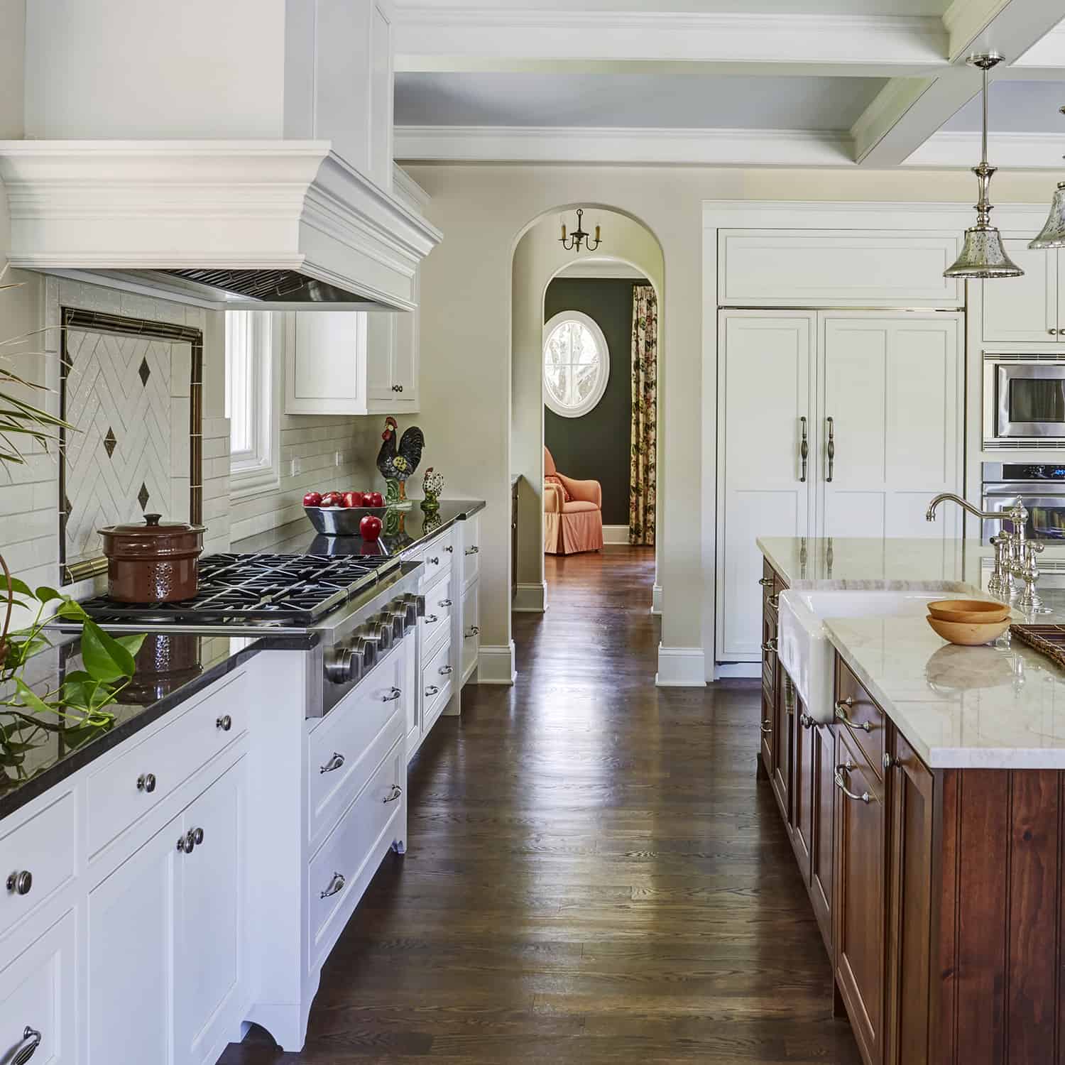 traditional lake forest kitchen