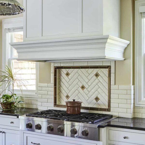 white-custom-range-hood custom white wood hood above range