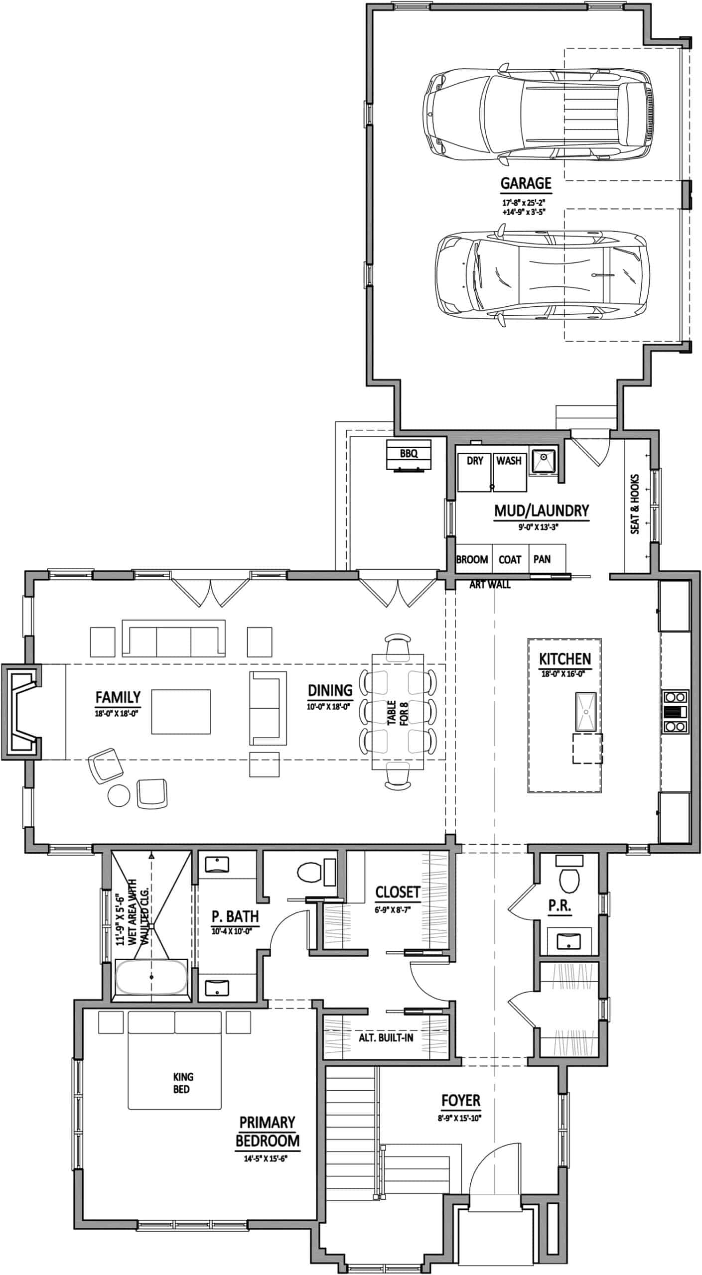 clayton first floor plan