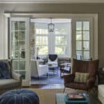 french doors to sunroom addition