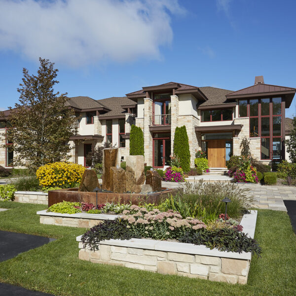 front-elevation-detail front elevation daytime