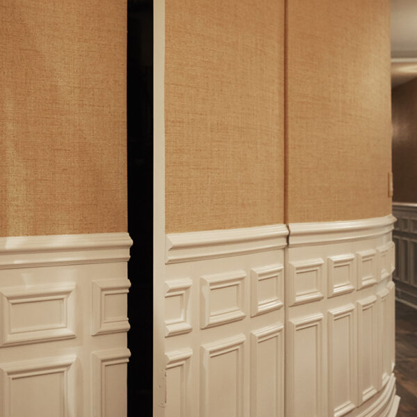 hidden door in curved wall