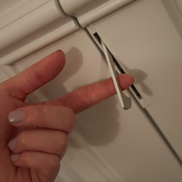 hidden latch door pull