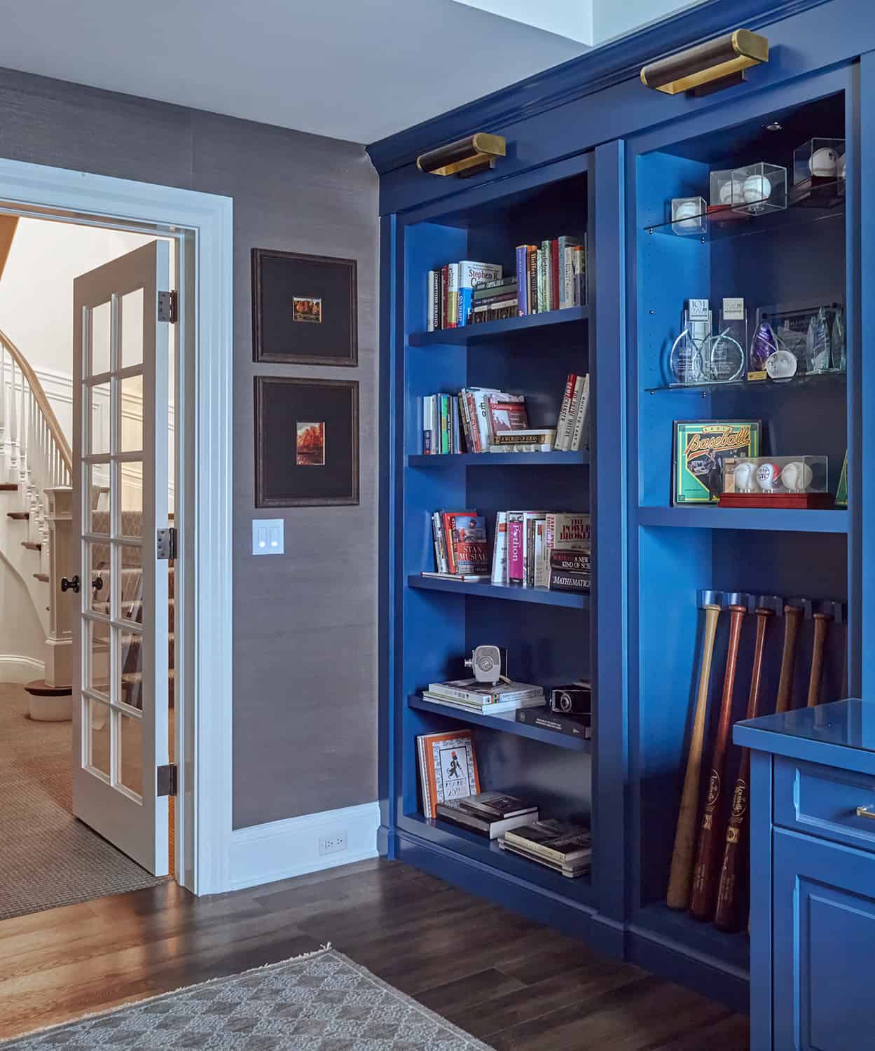 hidden door behind bookcase