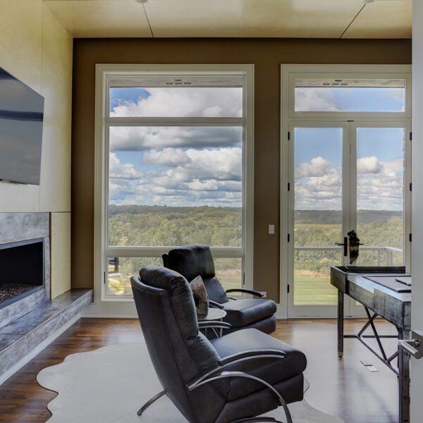 home-office-orren-pickell linear office fireplace