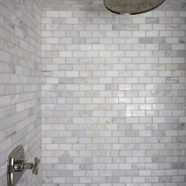 rain head marble shower