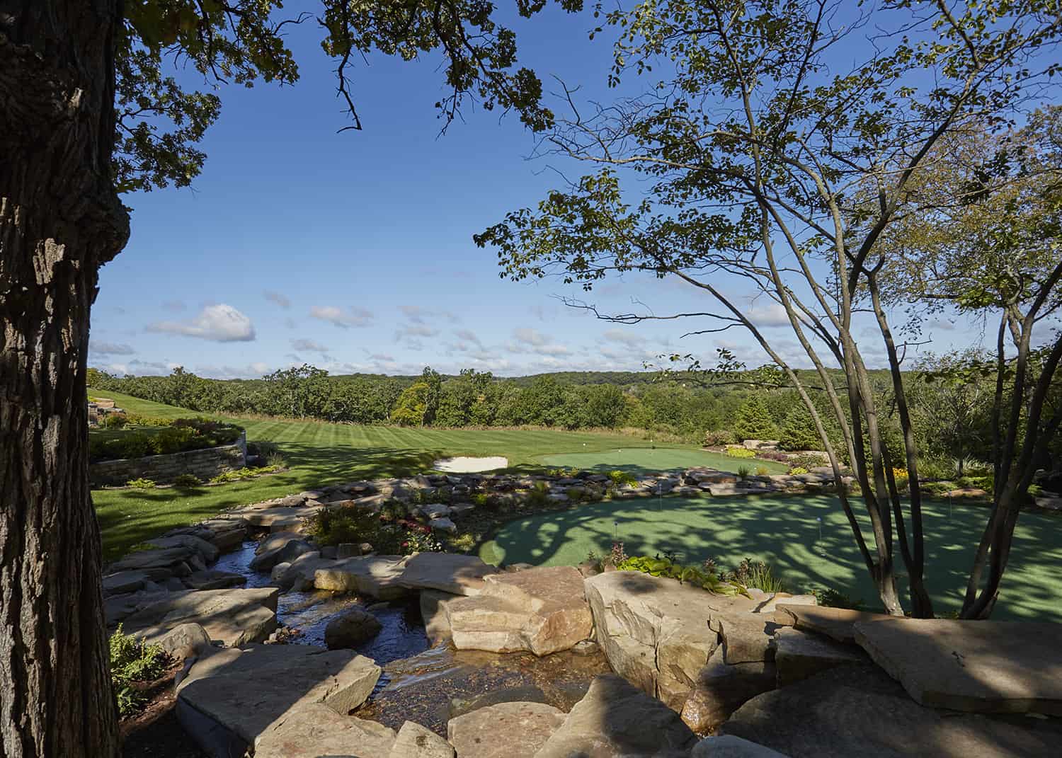 landscape water feature