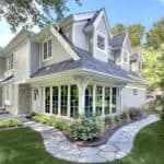 side view of windows and dormers